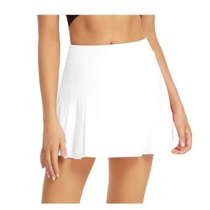 Tennis Skirt Athletic Pleated Mini Skort